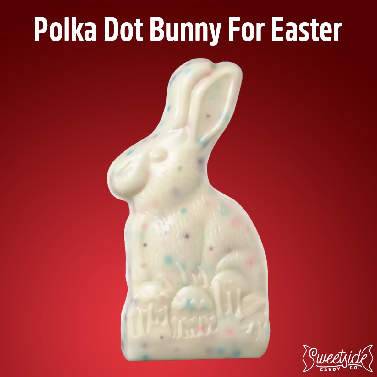 Amazon.com: Chocolate Bunny Cookies 'n' Creme Polka Dot, Chocolate