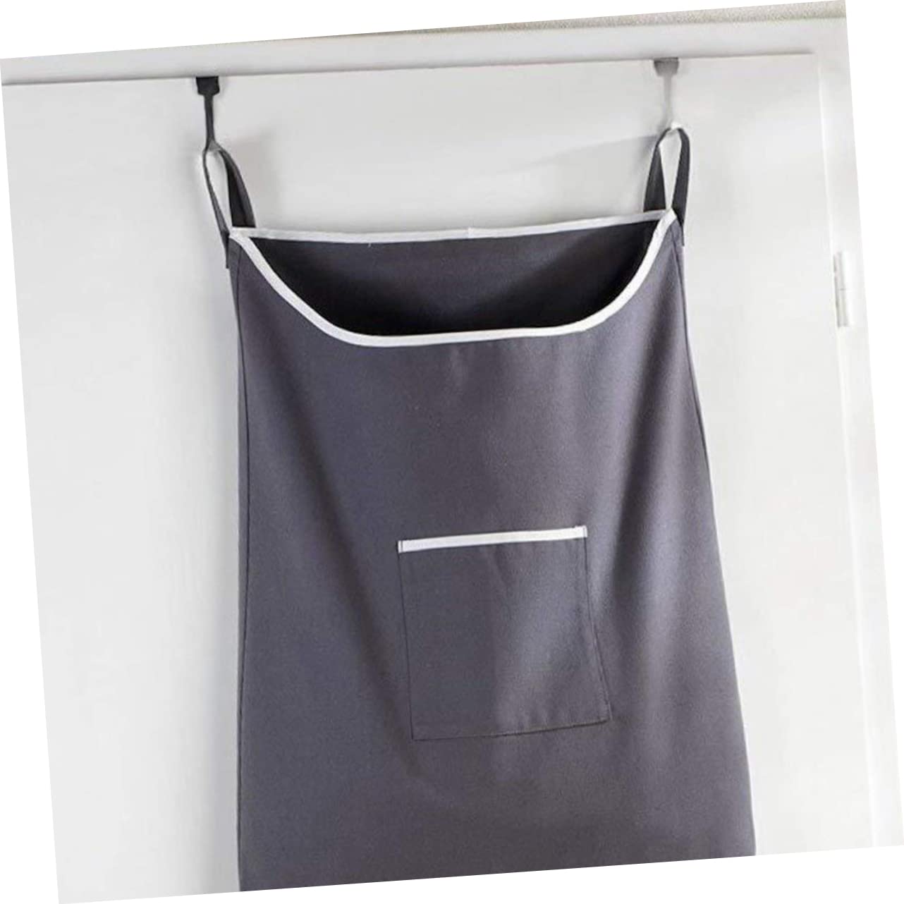 IMIKEYA 2pezzi Borsa Per Biancheria Sporca Grigio Sacchetto Pratico Per Riporre Abbigliamento e Accessori Bagno Design Semplice e Maniglie Comode Per Facile Trasporto