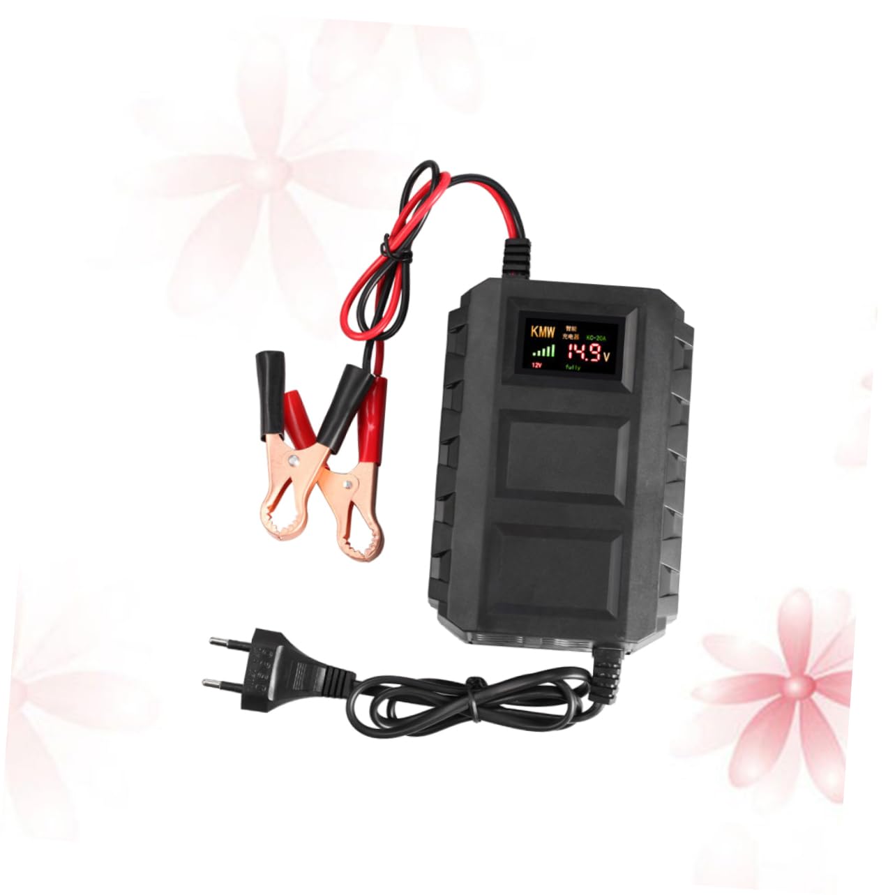 Sosoport Chargeur de Batterie pour Voitures et Camions Chargeur de Batteries Acide avec Protection Surcharge et Circuit pour et Véhicules Électriques