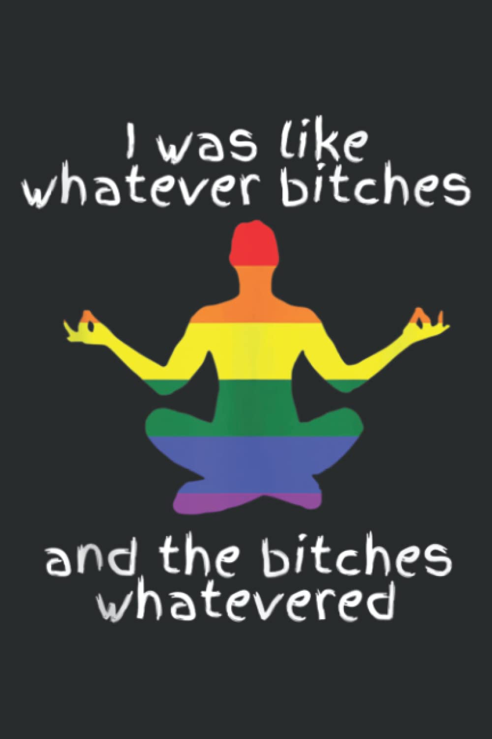 Funny Lgbqt Yoga Meditation Rainbow Gay Pride Gift: Lined Journal & Diary for Writing & Notes for Girls and Women, Memo Diary Subject Notebooks Planner, 6"x9"