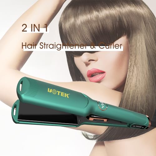 Plancha de Pelo UOTEK 1.5 Inch Ionic Salon Verde miniatura 6