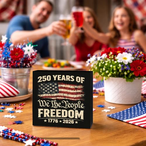Plateau patriotique pour organiser vos décorations de table américaines