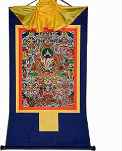 QWFVHJ Tibetische Thangka Stille Gottheiten des Bardo