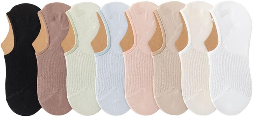 JSEIAJB Boat Socks for Girls Shallow Mouth Invisible Not Falling Off and Lightweight Boneless Short Socks