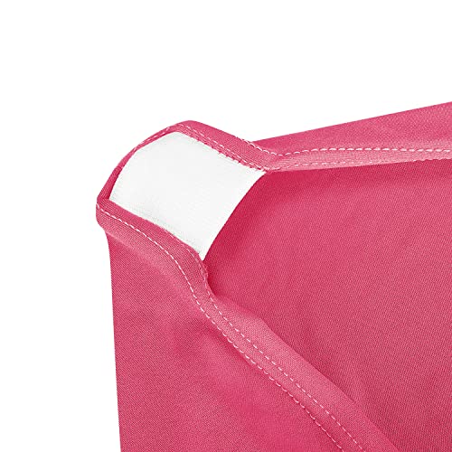 Image of Peomeise 8FT Spandex Table Cover Rectangular Stretch Spandex Tablecloth (Hot Pink,8FT)