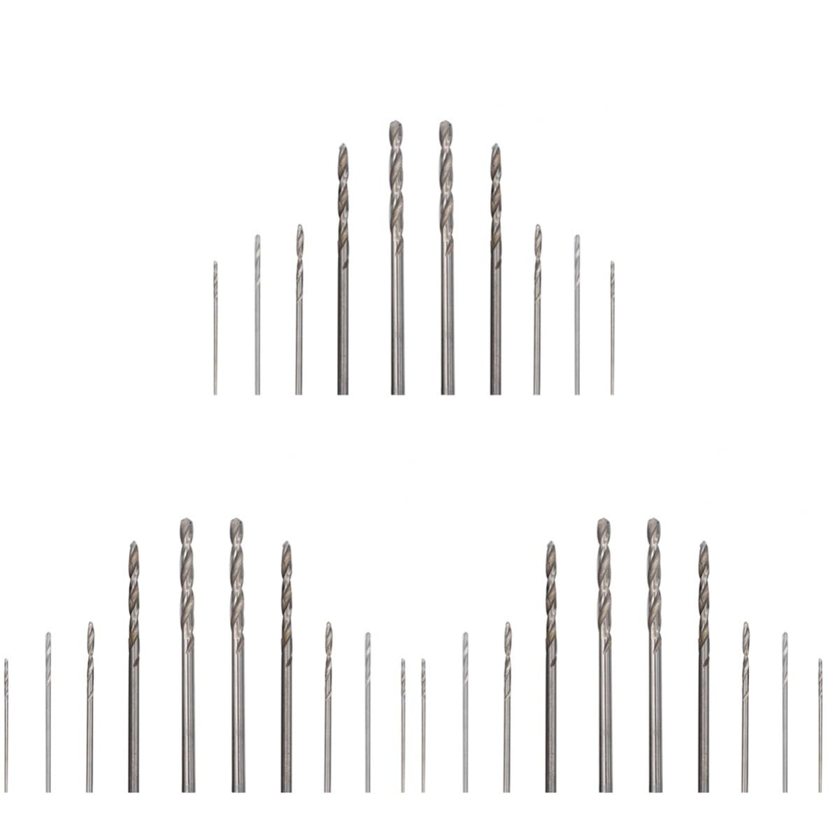 DOITOOL 150piezas Brocas De Precisión Hss Para Madera y Plástico Brocas De Alta Velocidad Para Uso y Construcción