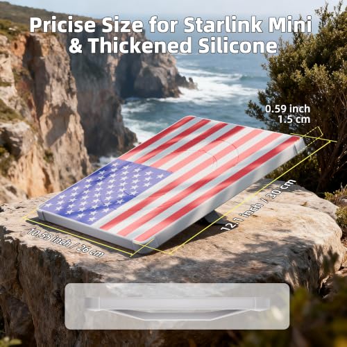 Image of Starlink Mini Cover, Starlink Mini Protective Cover from Scratching Flag