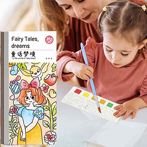 Watercolor Coloring Book,Magic Water Coloring Books for Kids | Water Drawing Coloring Book with Pen, Cartoon Coloring Book for Boys and Girls Yuab 2 51amFUnt1SL. AC