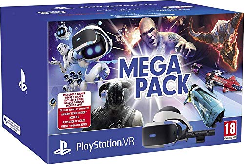 PlayStation VR Méga Pack : Caméra + VR Worlds (Digital) + Skyrim + Doom + WipEout + Astro Bot (Digital) [Importación francesa]