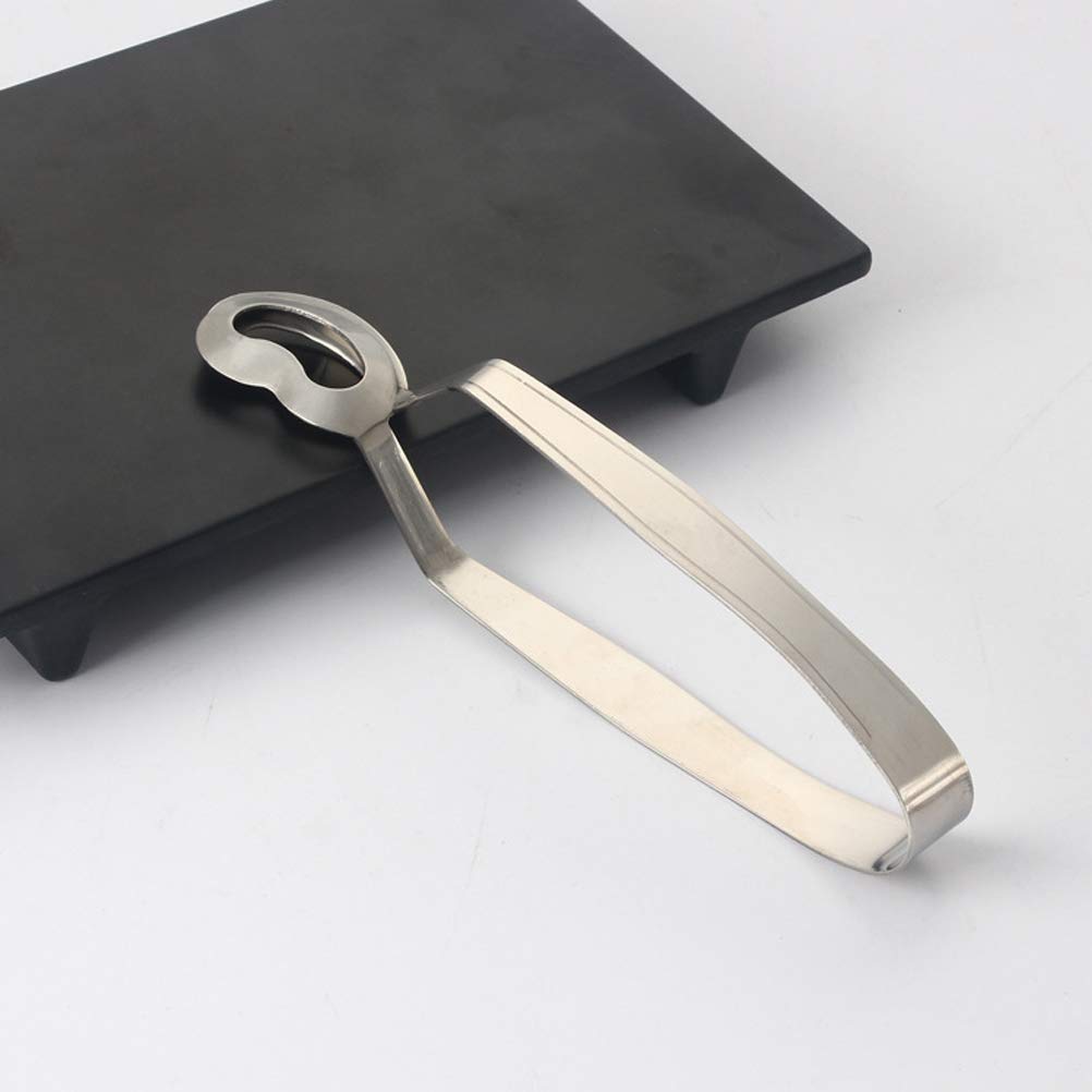 1 Set di Escargot Piatto 6 Fori in Acciaio Inox Lumaca Scargot Piatto con Scargot Tong e Escargot Fork per Ristorante