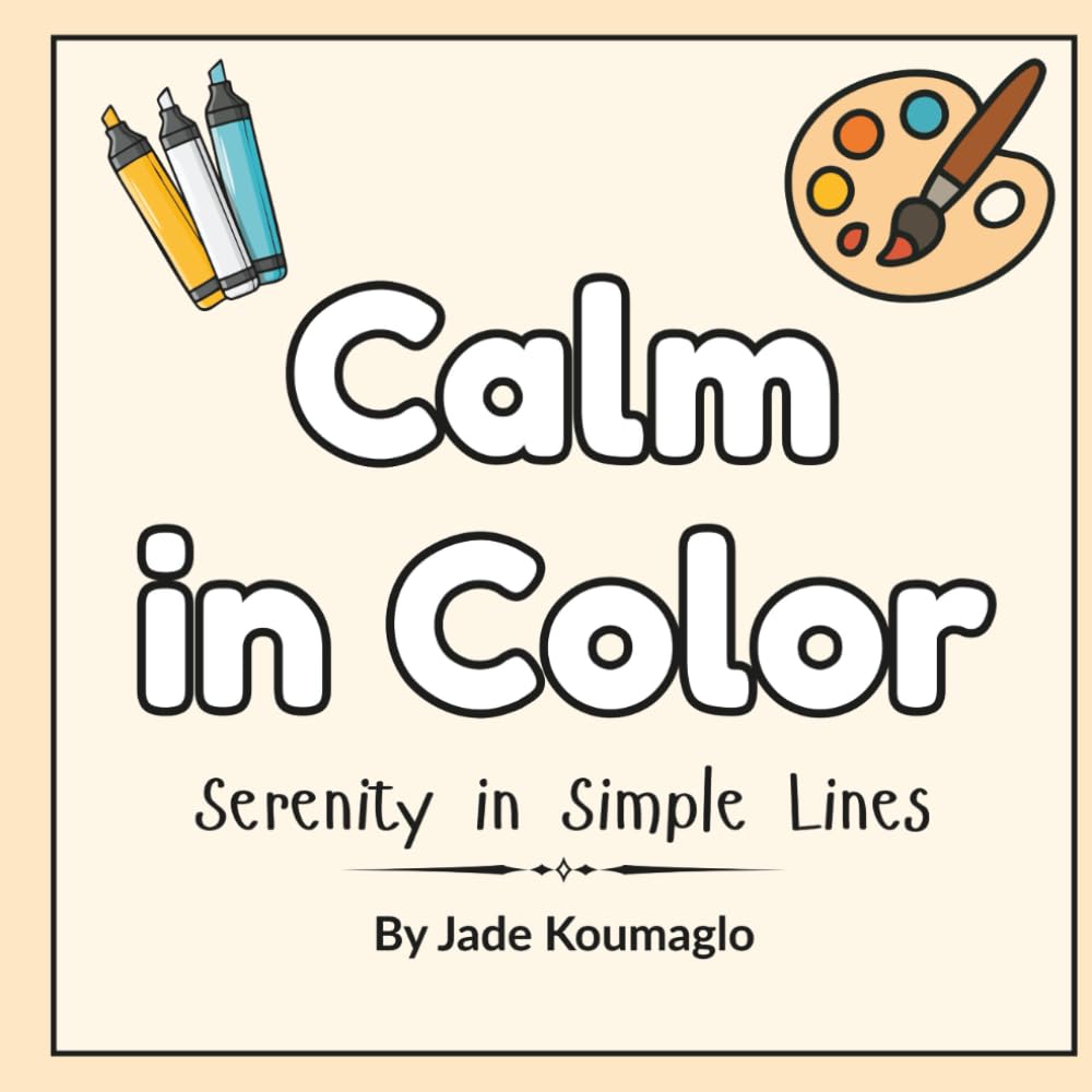 Calm in Color: Serenity in Simple Lines