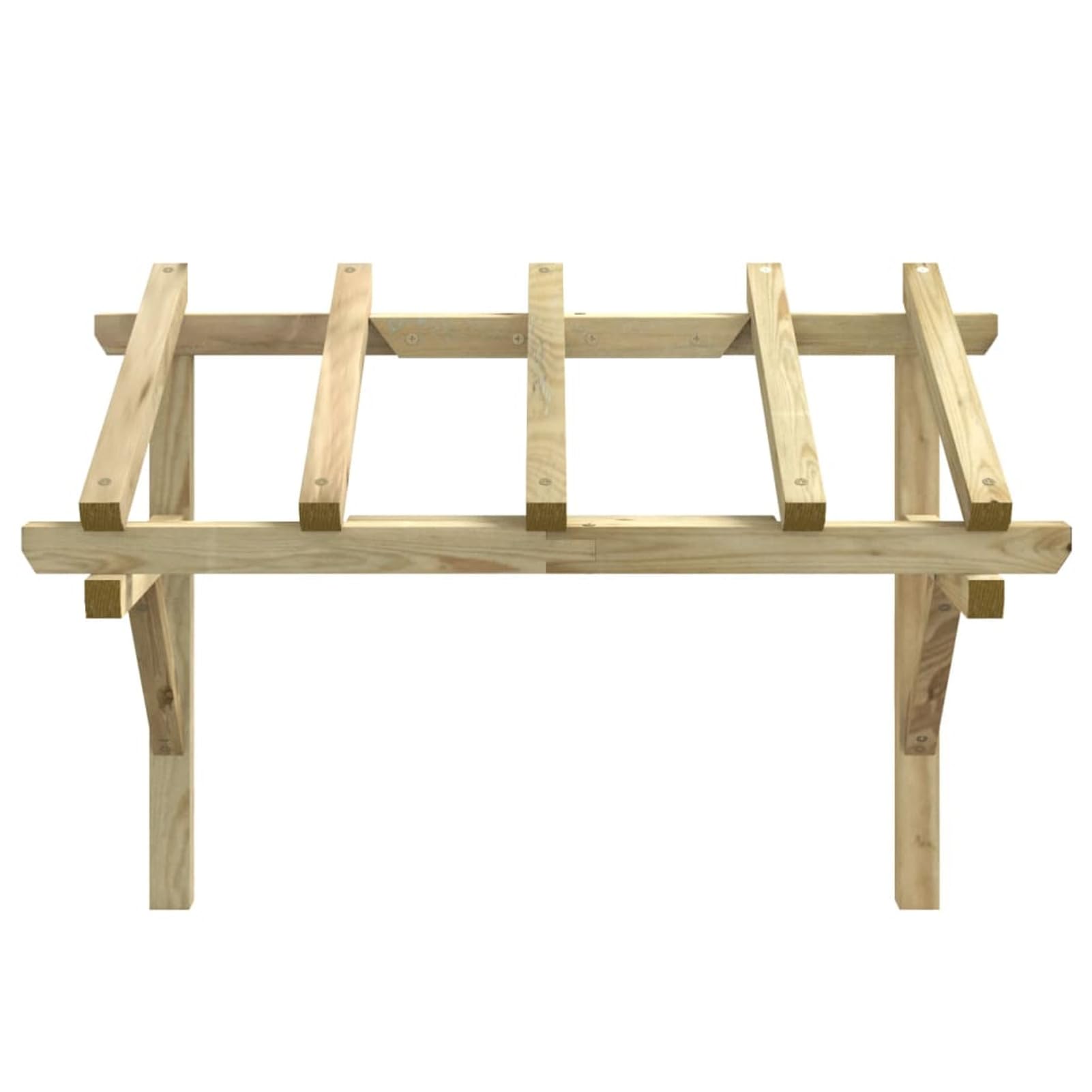 Auvent de Porte 150x100x100 cm Bois de pin Solide Auvent De Porte,Toit Abri Protection Contre La Pluie Et UV,Auvent De Porte D'Entrée