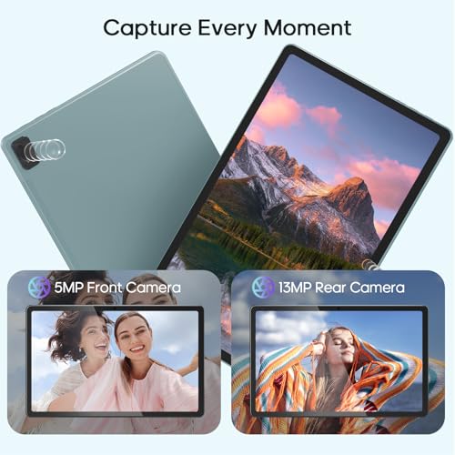 Image of 11 Inch Tablet, 14(6+8) GB&256GB Storage(Expand to 512GB) Android 13 Tablet, with 2000x1200 IPS HD Touch Screen, Dual Stereo Speakers, Dual 13+5MP Camera, 7500mAh, WiFi, GPS, Bluetooth5.0 Tablets