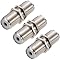 Lot 4 Connecteurs Jack Mâle Mono TS 6.35mm Angle Droit 90° - À Souder