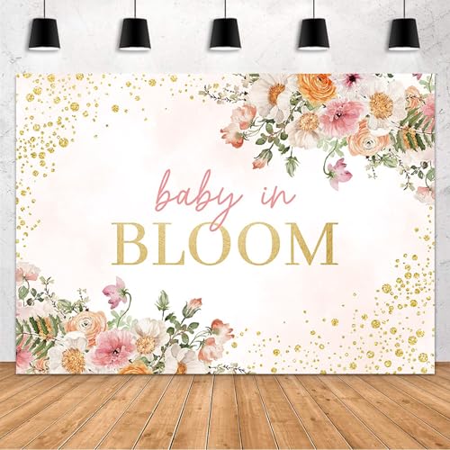 Toile de fond fleurs sauvages fille pour cacher un mur et décorer une fête