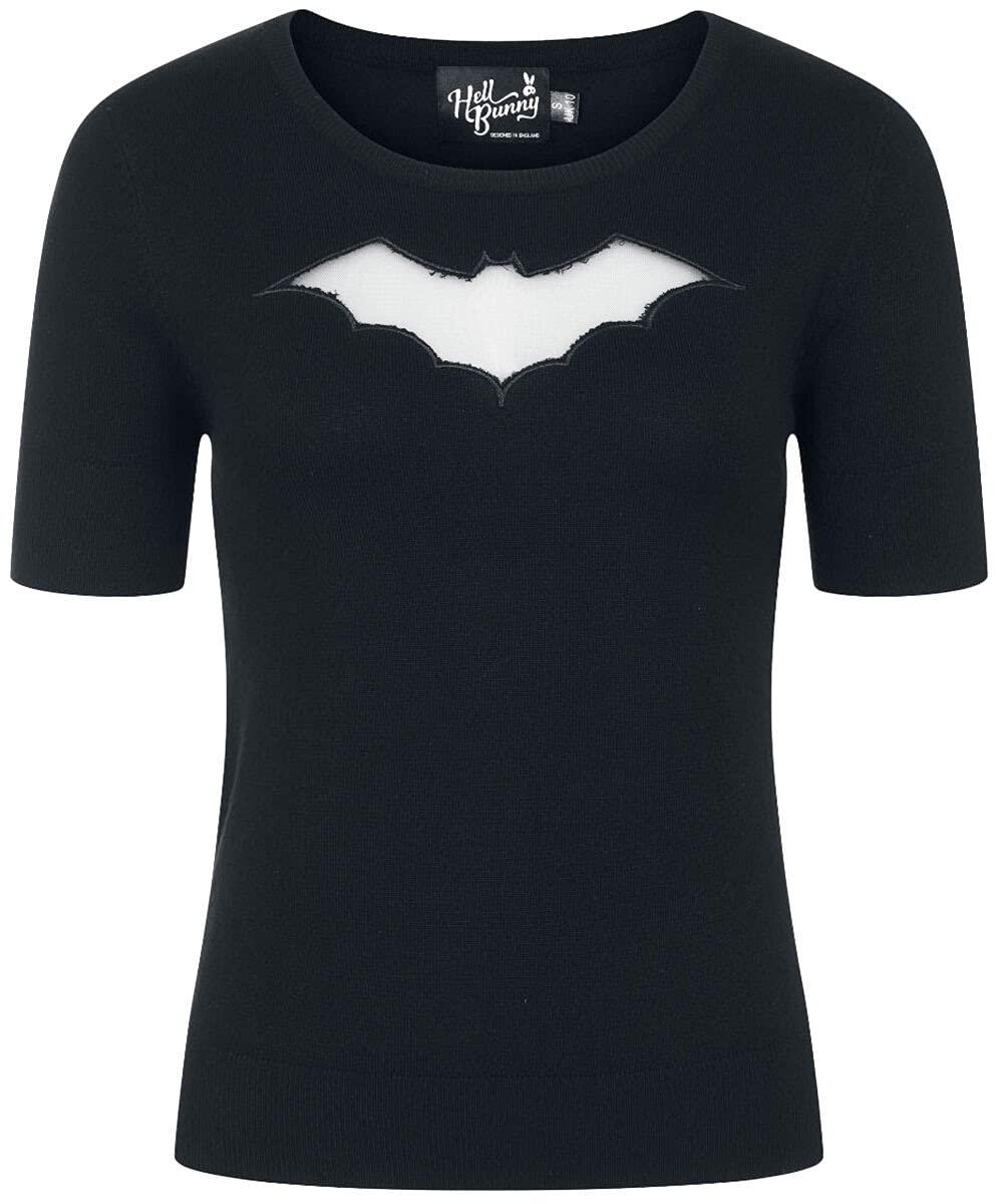 Hell Bunny Bat Top Black