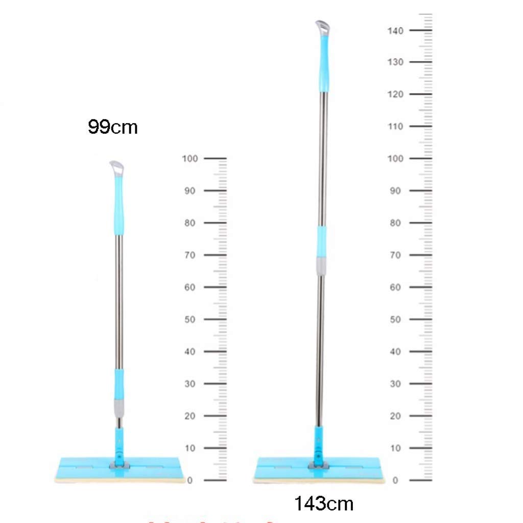 Mop Mop, Self Mop, Lazy Flip Flat Mop 360 Spin Wet and Dry Flip Mop (Bleu) Anniversaire Chaud comme jamais Learned extensively