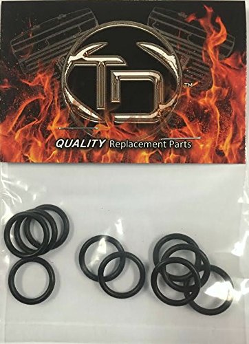 TORK Distributors Compatible with10 PACK Motorcycle Drain Plug O-Rings 11105 Replacements