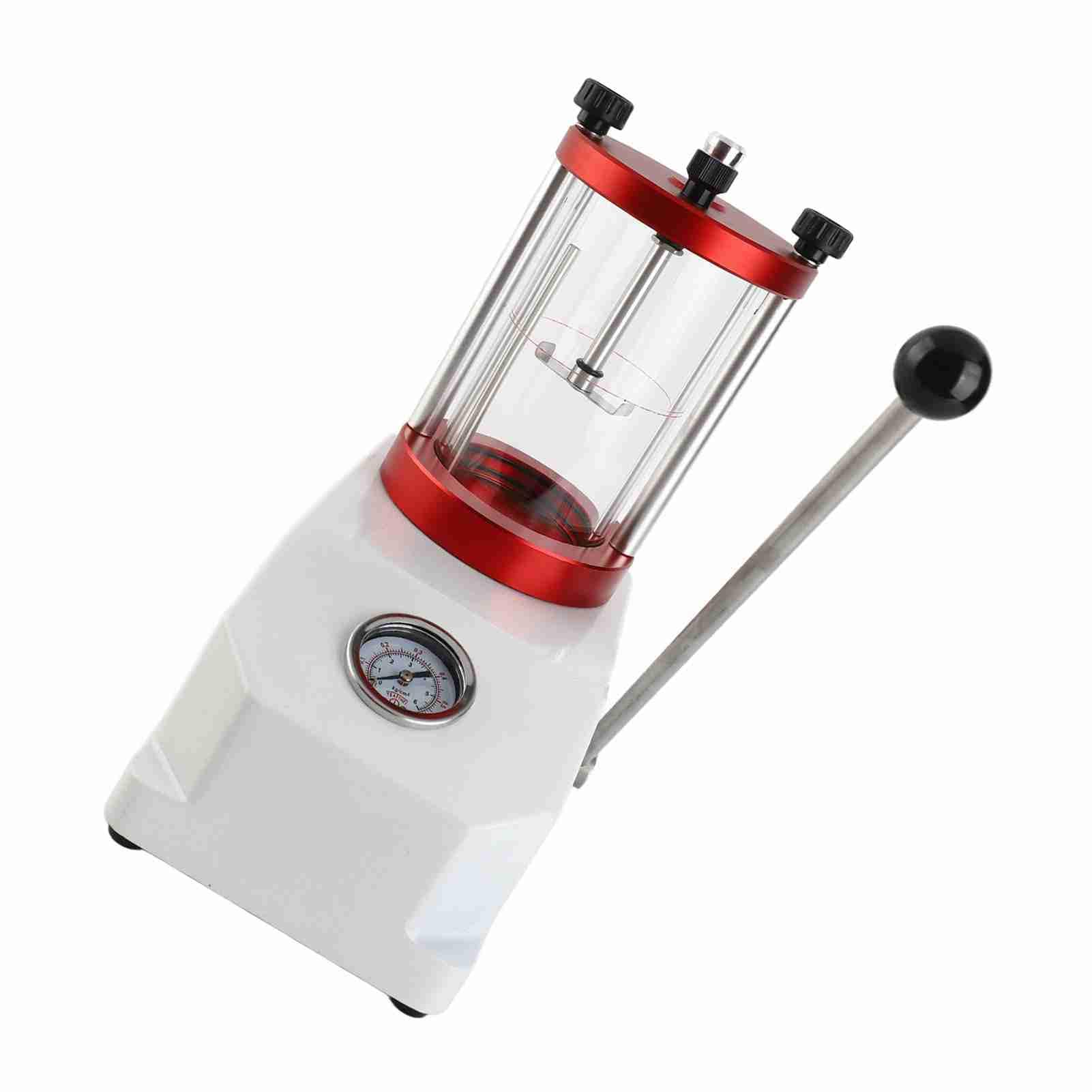 Focket Guarda Tester Impermeabile, 6N 10 Bar Orologio rilevatore Impermeabile Strumento di Misura 2 Orologi Macchina Resistenza Test della Macchina con Cilindro Trasparente per orologiaio Riparazione