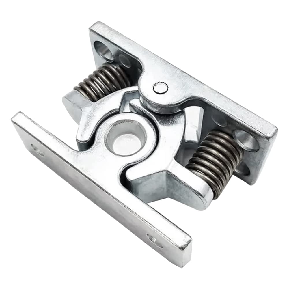 Mini Pestillos Automáticos Para Puertas – Pack De 6 Unidades, Hierro Y Plástico, 48.2x27.7 Mm | Cierre Por Presión, Sin Manilla