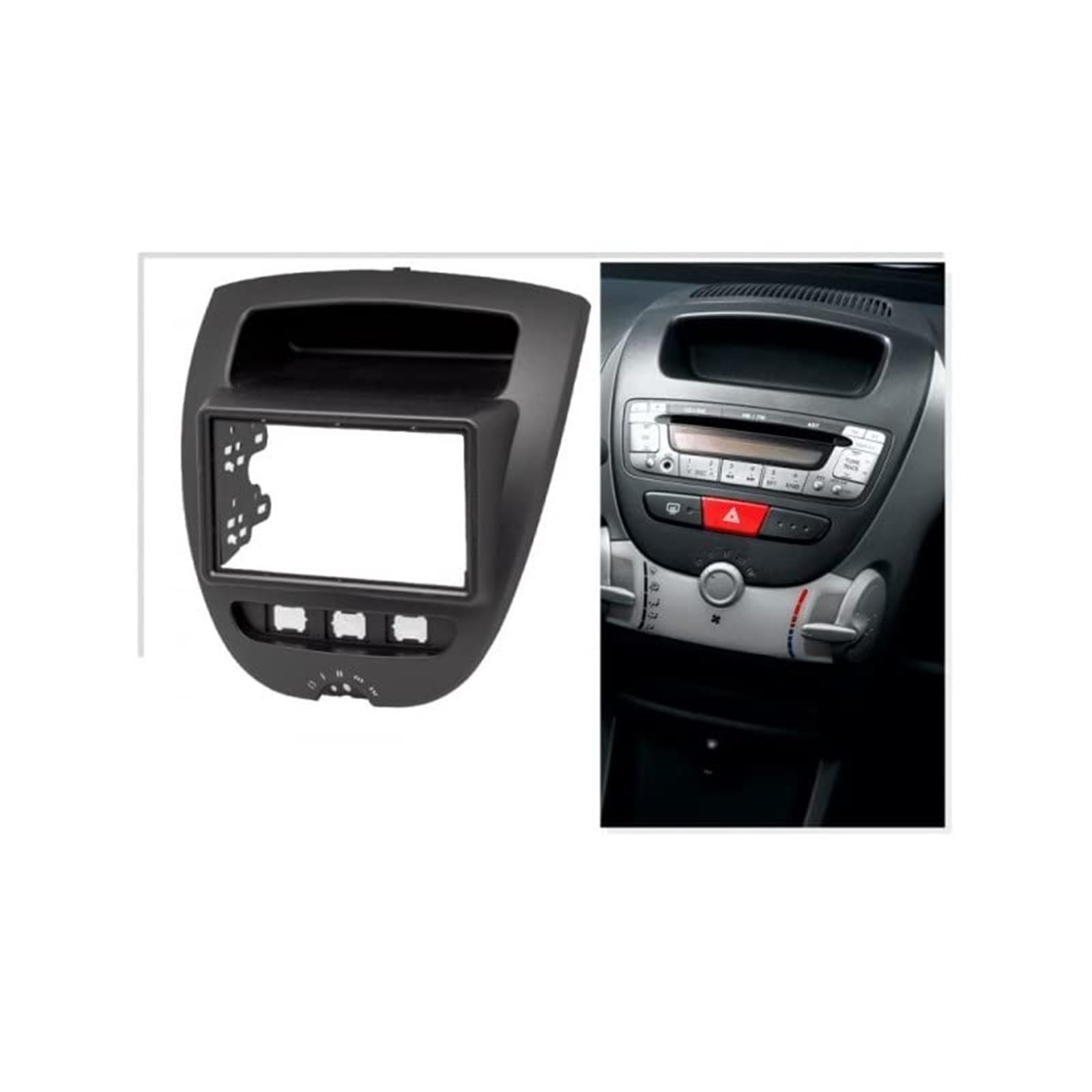 Kit di installazione for telaio autoradio doppio DIN, telaio