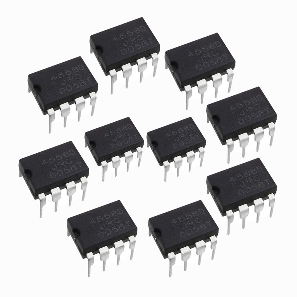 See full amazon price history chart for SG FLASH Combo of 10, IC 4558 Dual Audio Op Amp Electronic Components Electronic Hobby Kit | SG FLASH Combo of 10, IC 4558 Dual Audio Op Amp Electronic Components Electronic Hobby Kit | (B0C6FH133R) Amazon Price History, Amazon Price Tracker