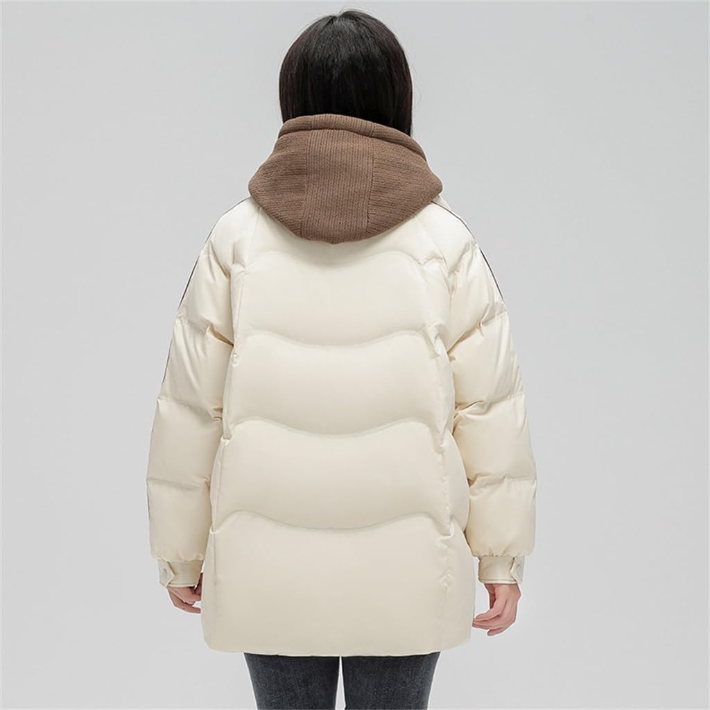 Outdoor Women's Down Jacket Fall And Winter Thickened Warm Short Section Casual Workwear Jacket