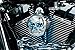 Kuryakyn 7719 Motorcycle Lighting Accessory: Zombie Infinity Horn Cover with Multi-Color LED Skull Eyes and Nose for 1992-2019 Harley-Davidson Motorcycles, Chrome