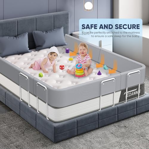 Protección contra caídas con barandilla cama niño 180cm deformable 7