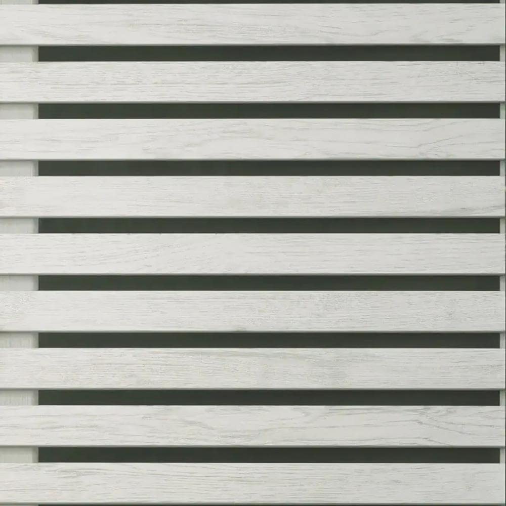 Yöl Black Wood Slats Wallpaper - Grey Rustic Modern Striped Contemporary - Natural Weathered Timeless