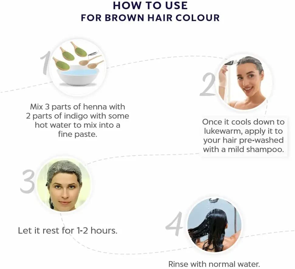 Bio Organic Indigo Powder, 100% Certified Organic, Triple-sifted & microfine Powder, Cruelty-Free & Vegan, Indigofera Tinctoria Powder for Natural Hair Coloring, Arrests Early Greying & - 100g