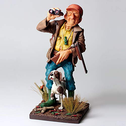 Guillermo Forchino The fo85535 The Hunter Figurine, Resin, Multi-Coloured, 30 x 15 x 38.5 cm