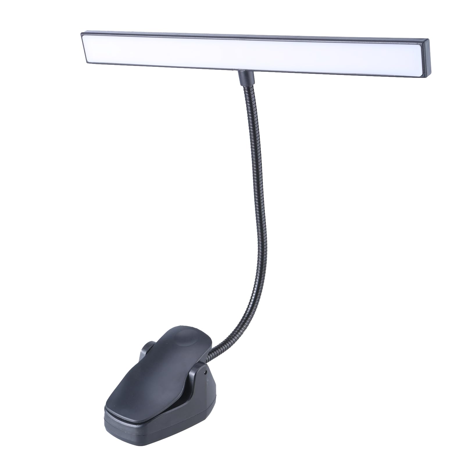 Lampe de bureau LED rechargeable par USB avec 3 modes de couleur, contrôle tactile, pince flexible pour la lecture, l'étude, les établis
