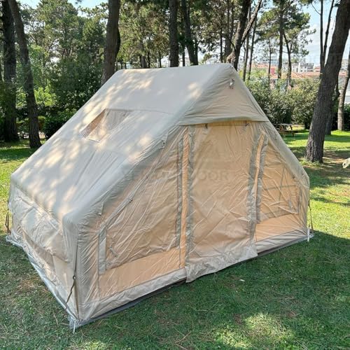 Yek Outdoor 420D Oxford 6 Kişilik 4 Mevsim Soba Çıkışlı Şişme Kamp Çadırı – Pompalı, 210x300x190 cm - Görsel 4