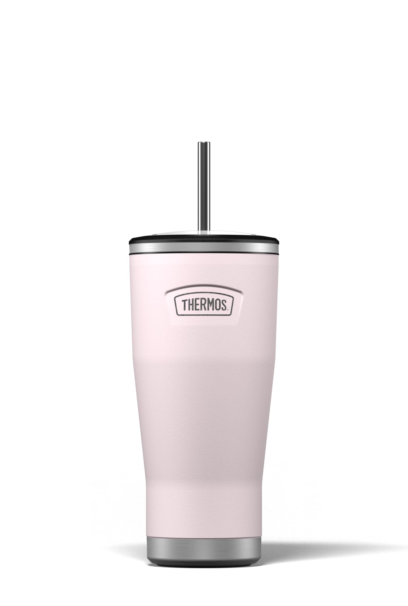 Thermos Icon Series Stainless Steel Tumbler 710Ml With Straw Peony Pink from B&Q