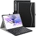 Produktbild ZtotopCases Tastatur Hülle für Samsung Galaxy Tab S8+ 2022/S7 FE/S7+ 2021, Schutzhülle mit Ultradünn Magnetisch Abnehmbare Deutsche Bluetooth Tastatur für Samsung Tab S8 Plus 12.4 Zoll 2022, Schwarz