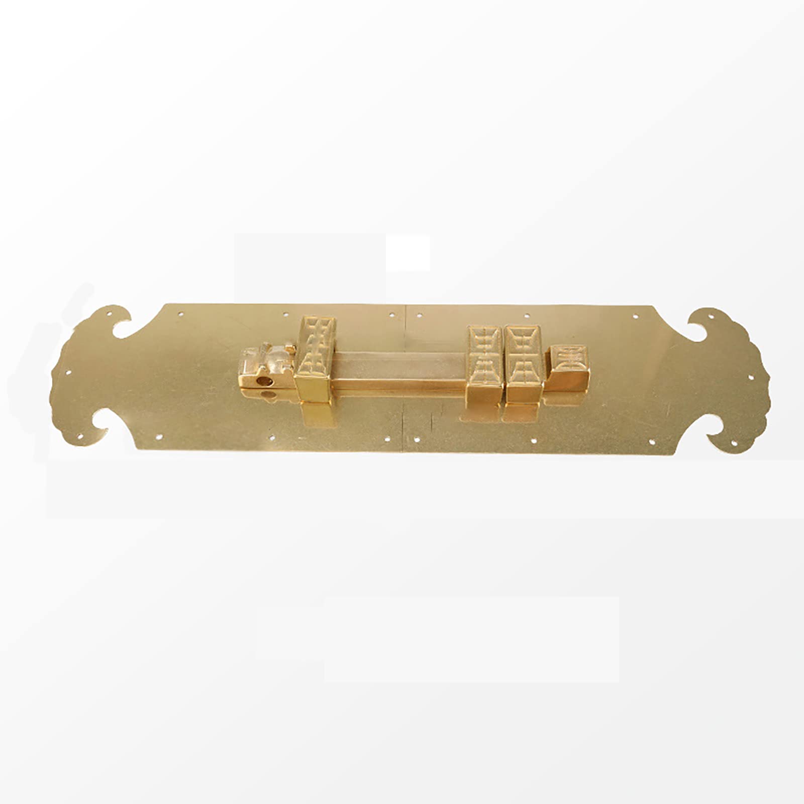 Verrou coulissant pour porte intérieure de maison ancienne loquet de sécurité or 46cm