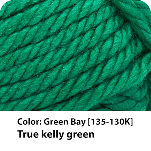 Image of Lion Brand Yarn Hometown Yarn, Super-Bulky Yarn for Knitting, Crocheting, and Crafting, 3 Pack, Green Bay | Super Bulky Acrylic Fiber for Warm Crochet Blankets, Knit Winter Hats, Chunky Cardigans, Soft Scarves, Weaving