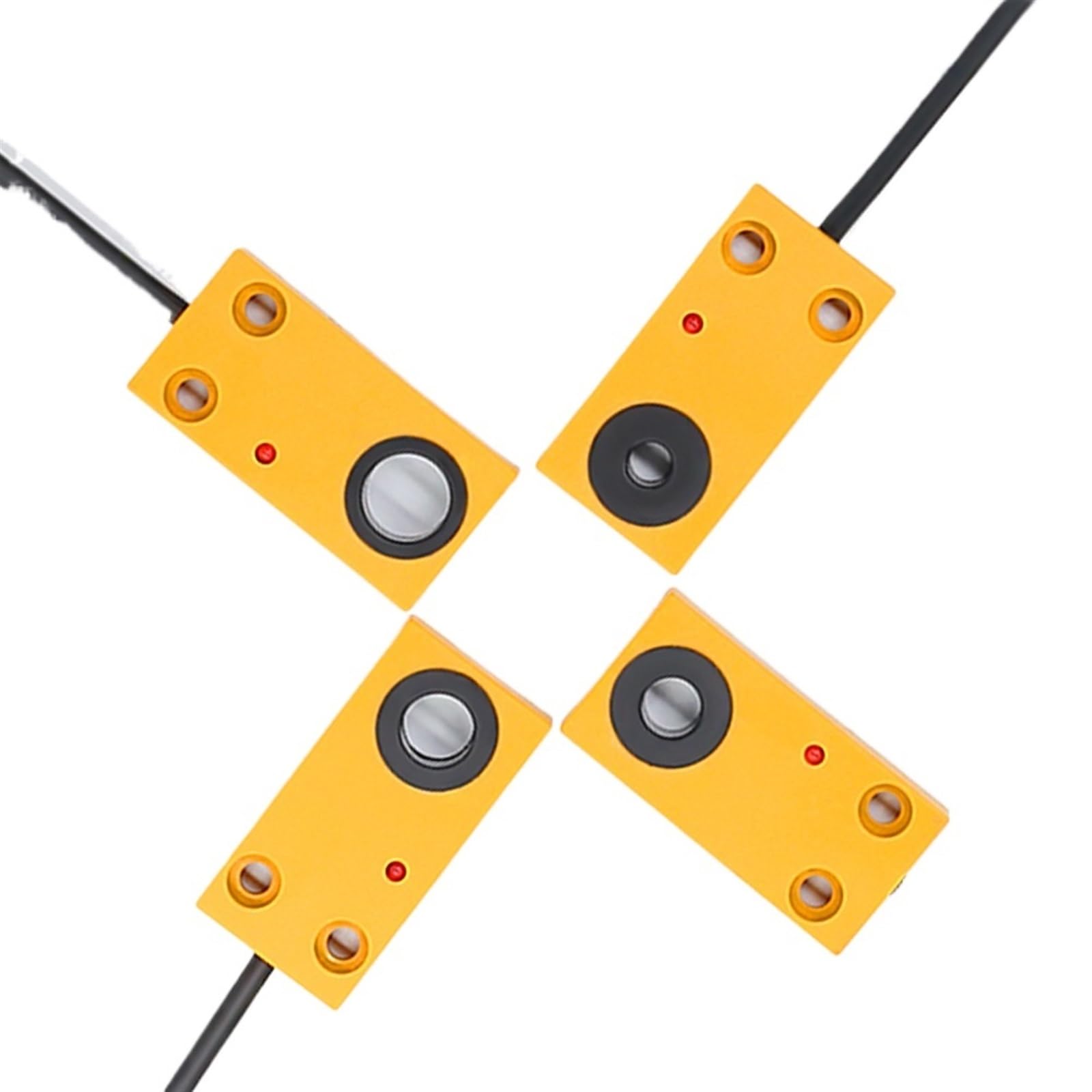 Interruttore di prossimità ad anello 6 8 10 12 14 15 Sensori induttivi con foro da 16 mm 12 V 24 V Vite Metal Detect Interruttori Proximidade(Color:TL-W5-14H,Size:PNP_NO)