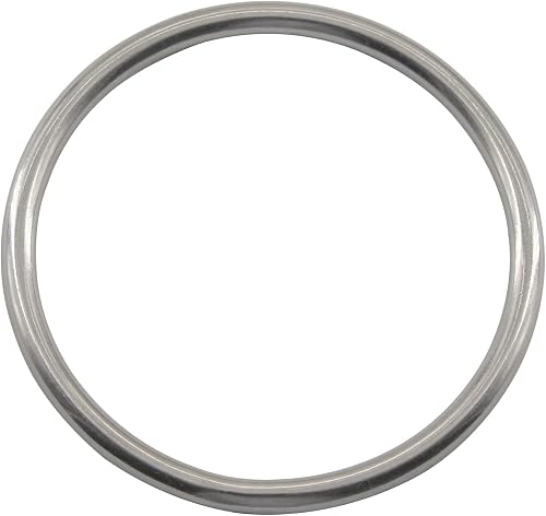 (1 Stück) M16 x 120 mm massiver nahtloser O-Ring 304 Edelstahl runder Ring glätt