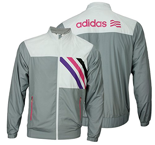Adidas Men's Full Zip Front Pocket Woven Lined Jacket