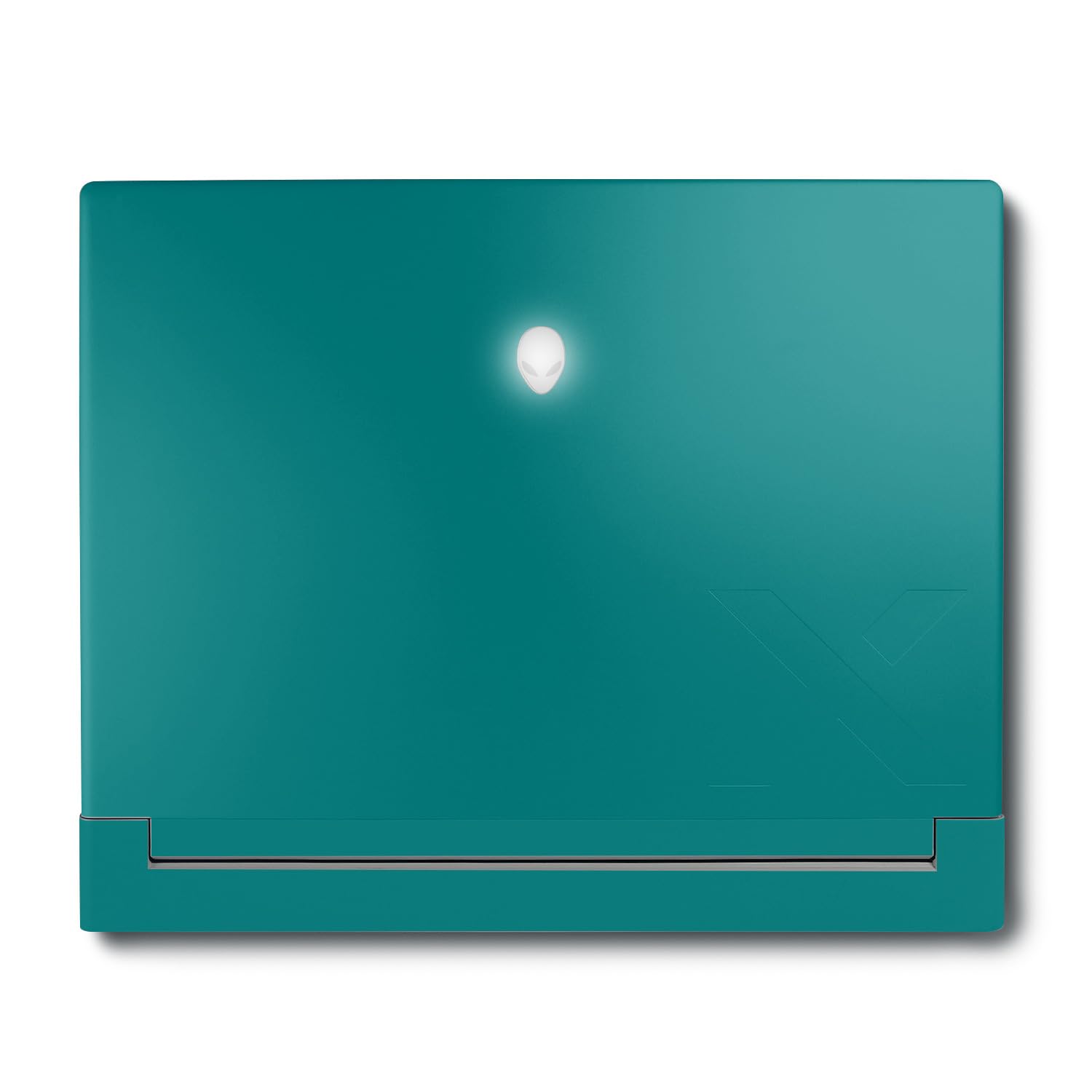 MightySkins Skin Compatible with Alienware X16 R1 (2023) Full Wrap Kit - Solid Teal | Protective, Durable, and Unique Vinyl Decal wrap Cover | Easy to Apply &amp; Change Styles | Made in The USA