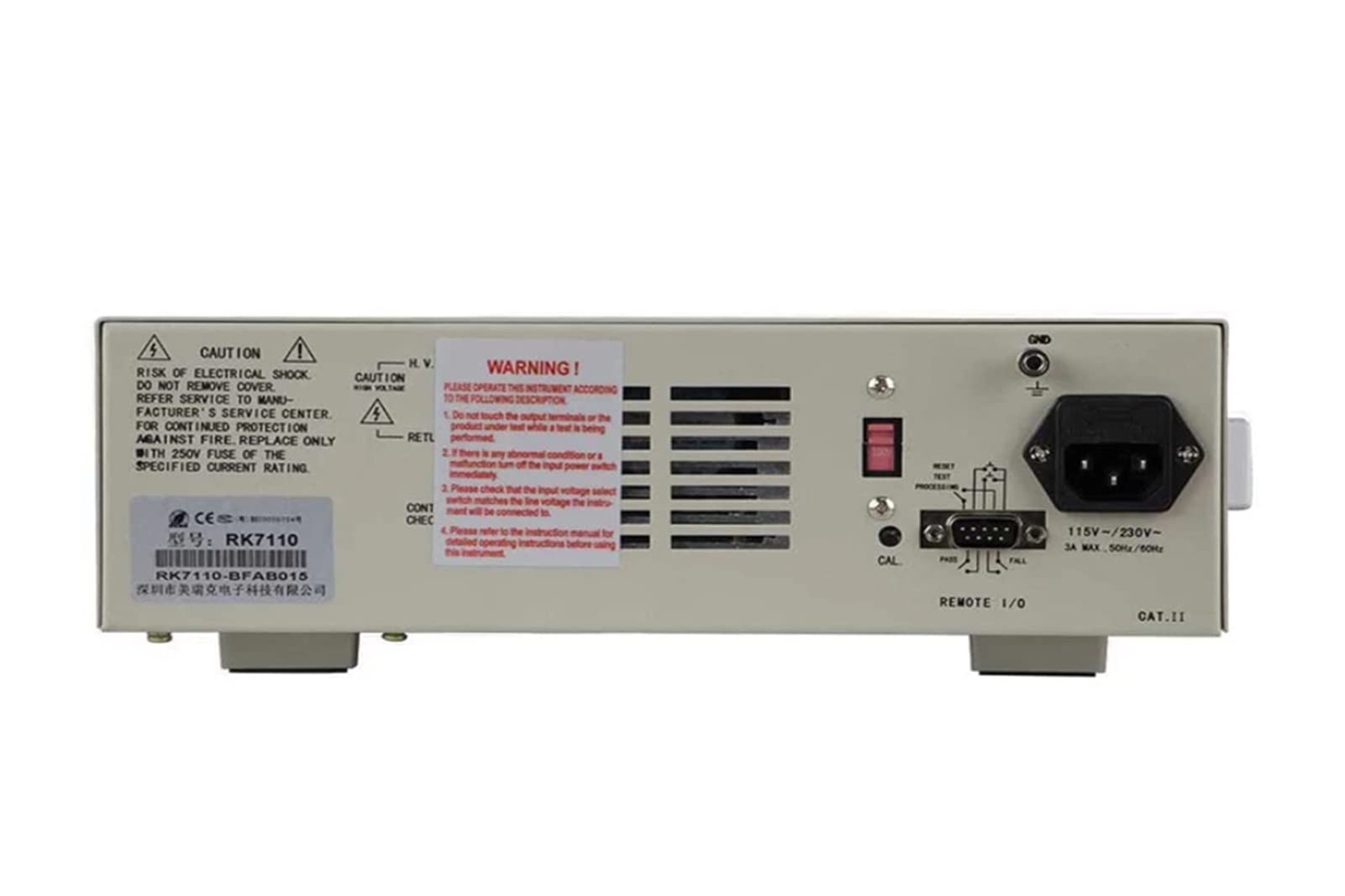 Testeur de tension numérique bureau précision AC 0-5KV DC 0-6KV Programmable résiste RK7120,Haute précision