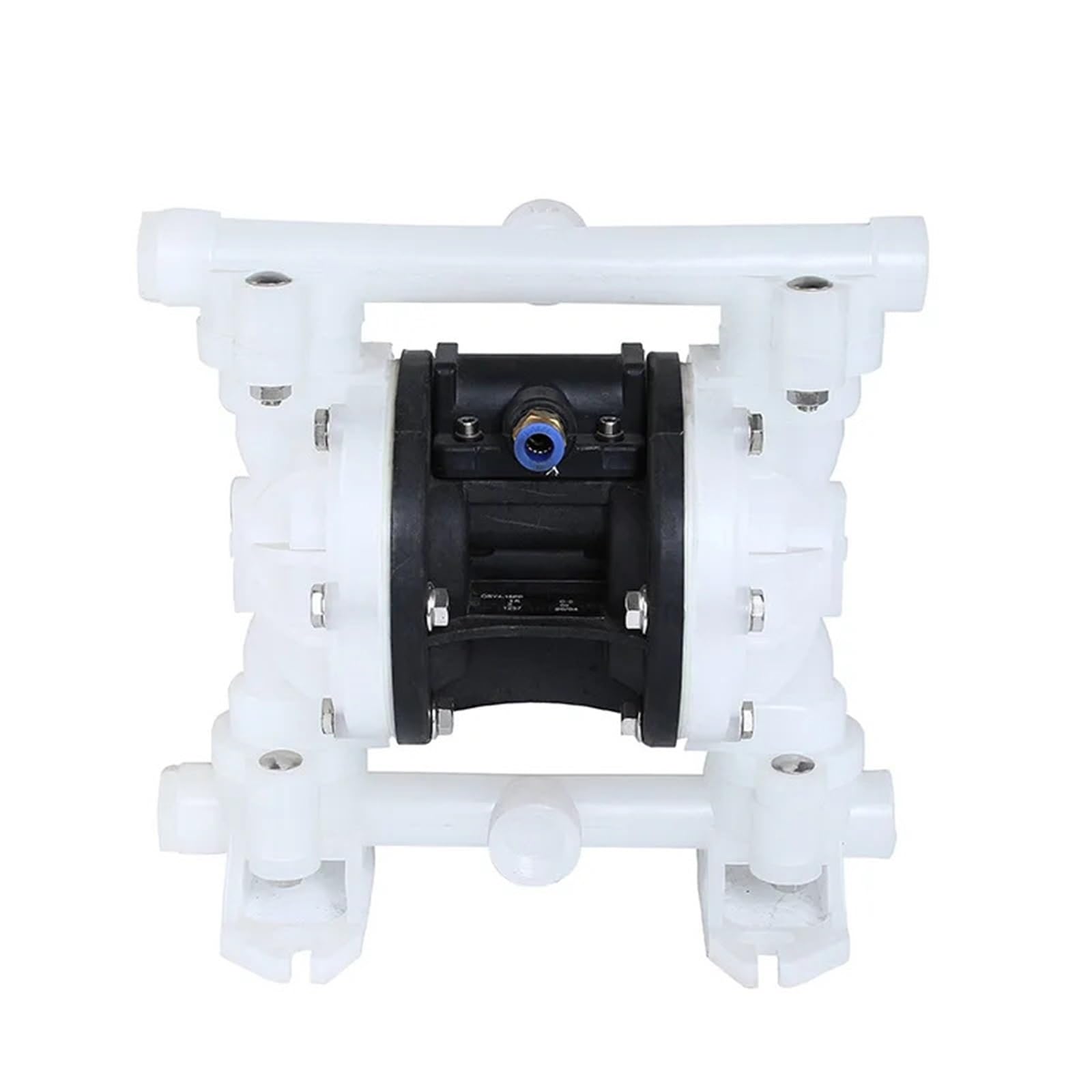 Zxzzas One Color Diaphragm Pump, Self-Priming Plastic Pp Circulating Water Pump Pneumatic Air Operated Double Diaphragm Pump Qbk-15