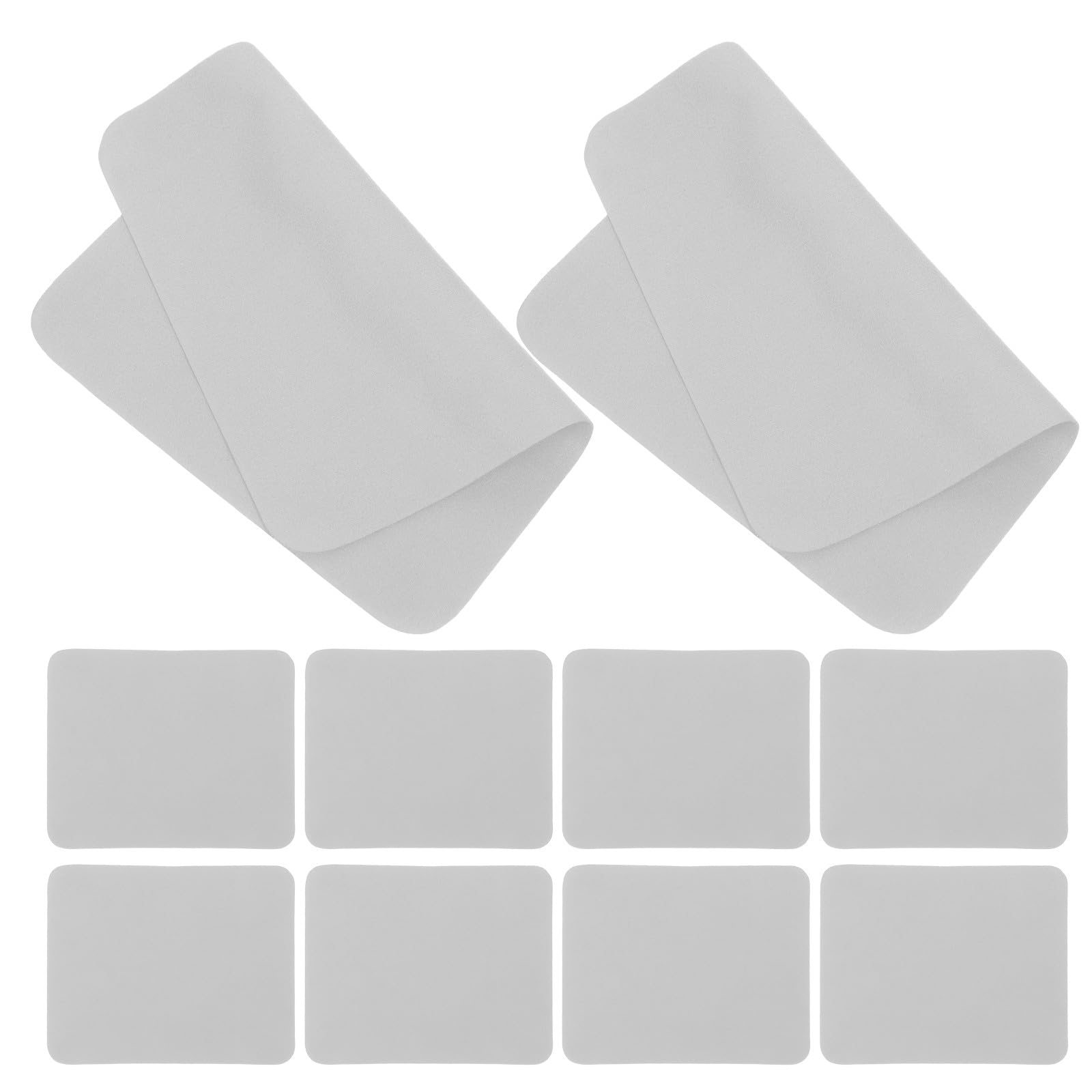 100 panni in microfibra per la pulizia delle lenti: salviette biadesive da 6,7" x 5,5" - salviette per occhiali per telefoni con occhiali - panni in microfibra per fotocamere