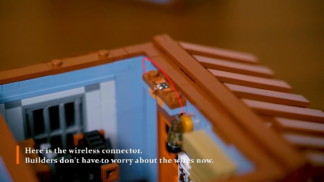 Funwhole Sheriff's Office Building Blocks Toy(Come With Light Kit)- The Old West Sheriff's Office LED Light Construction Building Model Set 1240 Pcs for Adults and Teen