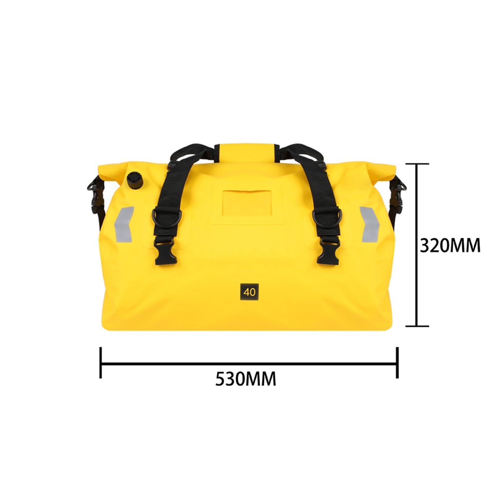 Sacoches Arrière Étanches 40 L pour Moto, Scooter, Camping, Cyclisme, Voyage, Bagages Secs, Sac À roulettes pour 525 DSX, 625DSX, 900DSX