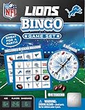 Masterpieces Kids Games - NFL Detroit Lions Bingo Game - Fun Family Entertainment for Kids and Adults - Educational, Engaging, and Perfect for Game Night, Classroom Activities, and Interactive Play