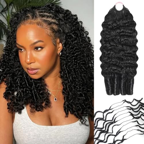 Burmese Curly Crochet Human Hair 4 Bundles