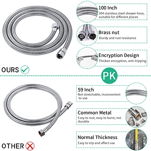 V-Frankness Shower Enema Kit With 100 Inches Hose, Water Control Valve, And Diverter, Colonic Douche System Cleaner For Men And Women #TOP3